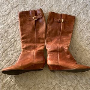 Steve Madden Tan Intyce Boots